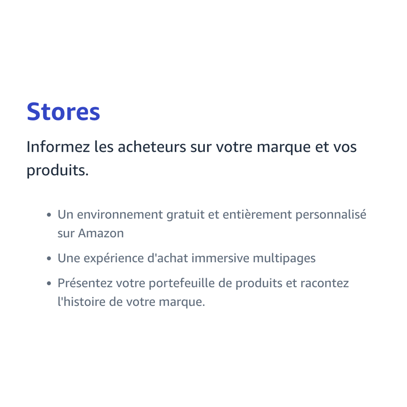 Création Amazon Brand Store - Boutique de Marque sur Amazon.fr